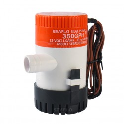 משאבת מים חשמלית בילג' 12V לא אוטומטית  350 גלון/שעה דגם BP1G350-01 תוצרת SEAFLO