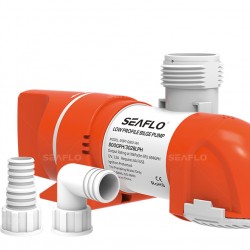 משאבת מים לחללים צרים ועמוקים עם חיישן גובה אלקטרוני 12V אוטומטית  800 גלון/שעה דגם BP1G800-14A תוצרת SEAFLO