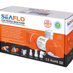 משאבת מים לחללים צרים ועמוקים עם חיישן גובה אלקטרוני 12V אוטומטית  800 גלון/שעה דגם BP1G800-14A תוצרת SEAFLO
