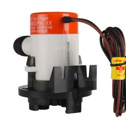 משאבת מים חשמלית בילג' 12V לא אוטומטית  600 גלון/שעה דגם BP1G600-02 תוצרת SEAFLO