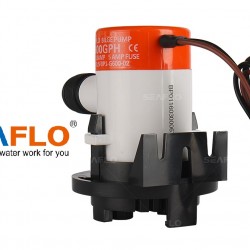משאבת מים חשמלית בילג' 12V לא אוטומטית  600 גלון/שעה דגם BP1G600-02 תוצרת SEAFLO