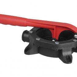 משאבת מים בילג' ידנית מסוג דיאפרגמה 720 גלון/שעה ידית פלסטיק קוטר כניסה/יציאה 33 מ"מ דגם DHP-G720-01 תוצרת SEAFLO