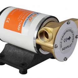 משאבת דו כיוונית אתחול עצמי מתאימה גם למי שופכין  12V 480 גלון/שעה דגם SFSP1-080-003-01 תוצרת SEAFLO