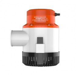 משאבת מים חשמלית בילג' 12V לא אוטומטית  4700 גלון/שעה דגם BP1G4700-01 תוצרת SEAFLO