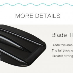 משוט לקיאק לילדים מוט אלומיניום 160 ס"מ  להבי פוליפרופילן ופיברגלס מחוזקים צבע שחור-SEAPRO