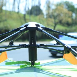 אוהל משפחתי ל-6 עד 8 אנשים מנגנון פתיחה מהירה אוטומטי אוהל 3 עונות, כולל כיסוי גשם למחנאות קמפינג וטיול שטח PEKYNEW