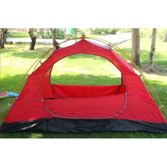 אוהל יחיד 2 שכבות כולל כיסוי גשם אוהל 3 עונות, למחנאות קמפינג וטיול שטח 