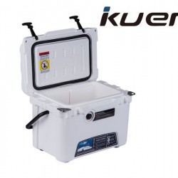 צידנית דייג קשיחה 19 ליטר שומרת על קור מעל 5 ימים משמשת כמקרר מקפיא קטן בתנאי שטח ללא חשמל תוצרת C.KAYAK