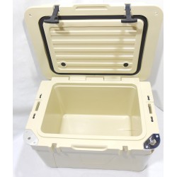 צידנית דייג קשיחה 45 ליטר שומרת על קור עד 3 ימים צידנית לג'יפ משמשת כמקרר מקפיא קטן בתנאי שטח ללא חשמל 