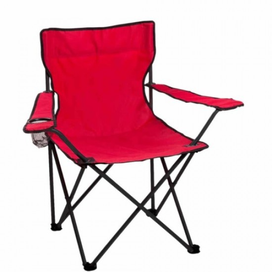  כיסא במאים מתקפל עם מעמד לכוס כיסא נוח לים קמפינג בריכה או קרוואן כולל תיק נשיאה תוצרת קמפטאון CAMPTOWN 