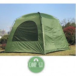 אוהל עמידה ל-8 אנשים  ציפוי כסף אנטי UV פנימי  למחנאות קמפינג וטיול שטח Camp&Go אוהל עמידה ל-8 אנשים  ציפוי כסף אנטי UV פנימי  למחנאות קמפינג וטיול שטח Camp&Go