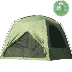 אוהל עמידה ל-8 אנשים  ציפוי כסף אנטי UV פנימי  למחנאות קמפינג וטיול שטח Camp&Go