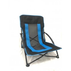 כיסא נוח לים לים שטח או קמפינג דגם GROUND  נמוך כיסא נוח מתקפל כולל מעמד לכוס ותיק נשיאה תוצרת Camp&Go