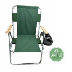 כיסא ים מתקפל עם שולחן צד הכולל מעמד לכוס שתיה כיסא נוח  לקמפינג לכל מטרה תוצרת Camp&Go כיסא ים מתקפל עם שולחן צד הכולל מעמד לכוס שתיה כיסא נוח  לקמפינג לכל מטרה תוצרת Camp&Go