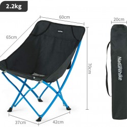 כיסא קמפינג רחב מתקפל דגם מון כיסא נוח אלומיניום עם בד ריפוד 0710x420x37 מ"מ כולל תיק נשיאה תוצרת NATUREHIKING כיסא קמפינג רחב מתקפל דגם מון כיסא נוח אלומיניום עם בד ריפוד 0710x420x37 מ"מ כולל תיק נשיאה תוצרת NATUREHIKING
