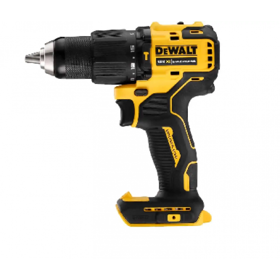 מברגה / מקדחה דופקת 18/20V (גוף בלבד) DeWalt DCD709