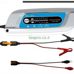 מטען מצברים אוטומטי 5 אמפר/שעה מתאים למצבר 12V 