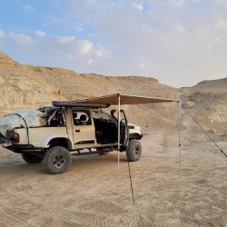 סככת צל צידית אורך 2.5 מטר נפתחת עד 2.5 מטר שלדה אלומיניום מתאים לרכב  או קרוואן תוצרת רדרוק RedRock סככת צל צידית אורך 2.5 מטר נפתחת עד 2.5 מטר שלדה אלומיניום מתאים לרכב  או קרוואן תוצרת רדרוק RedRock