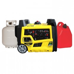 גנרטור שקט אינוורטר 3500W גנרטור משולב גז מושתק סטרטר חשמלי עם הנעת גז דגם CPI3500D,תוצרת קרנף KARNAF