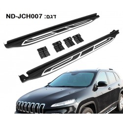 מדרכות צד לרכב ג'יפ שירוקי 2013> דגם מקורי מפואר תושבות מקוריות לרכב