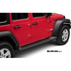 מדרכות צד לרכב ג'יפ רנגלר ארוך דגם מקורי מפואר תושבות מקוריות לרכב