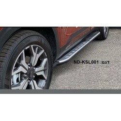 מדרכות צד לרכב קיה סלטוס  2020> תושבות מקוריות לרכב דגם מקורי כולל לוגו