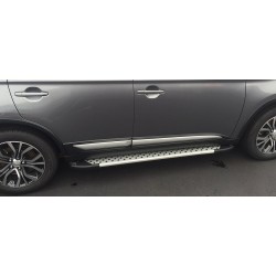 מדרכות צד לרכב מיצובישי אאוטלנדר 2013> תושבות מקוריות לרכב דגם נקודות