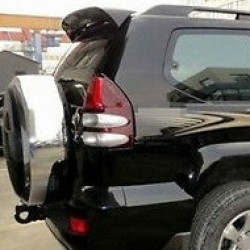 ספויילר אחורי לרכב טיוטה לנדקרוזר ספוילר עליון עם תאורה טיוטה לנדקרוזרFJ120 מ2003-2010  -צבע שחור 