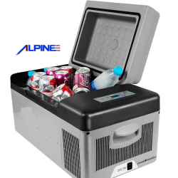 מקרר קומפרסור לרכב 20 ליטר אלפיין ALPINE דגם ALP20 - משלוח חינם עד בית הלקוח! 