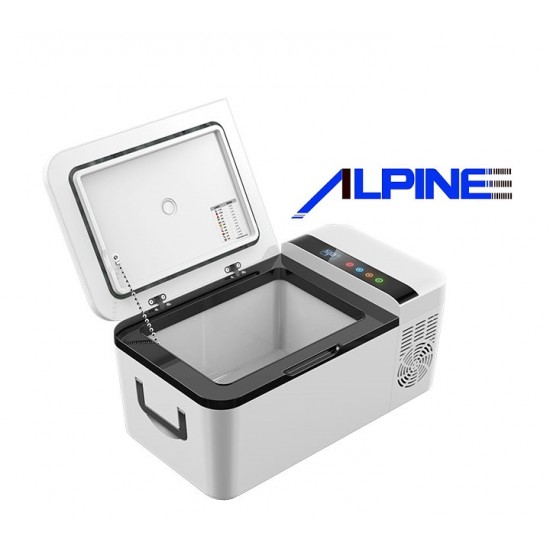 מקרר קומפרסור לרכב 20 ליטר תוצרת אלפיין ALPINE דגם ALP20F- משלוח חינם עד בית הלקוח! 