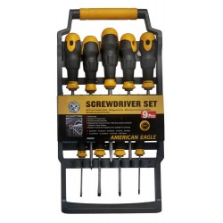 סט מברגים מקצועי 9 חלקים דגם 500209 תוצרת אמריקן איגל