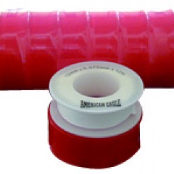 סרט טפלון להברגות 12 מטר, 12 מ"מ אמריקן איגל-10 יחידות 