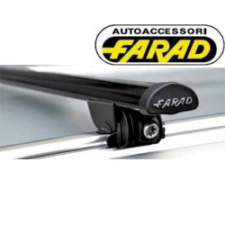 גגון לרכב מוטות פלדה גגון מקשר מתאים למוטות אורך צמודים לגג –כושר העמסה 100 ק"ג- תוצרת FARAD איטליה