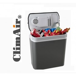 צידנית קירור חשמלית מקרר תרמואלקטרי לרכב מתאים לקירור או חימום 24 ליטר ClimAir 