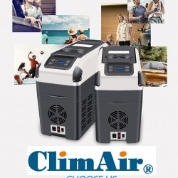 מקרר לרכב מרצדס ספרינטר 18 ליטר קומפרסור גרמני בעיצוב חדשני דגם CLX18 תוצרת ClimAir-  משלוח חינם עד הבית! מבצע 