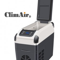 מקרר לרכב 18 ליטר קומפרסור גרמני בעיצוב חדשני דגם CLX18 תוצרת ClimAir- משלוח חינם עד הבית! מבצע 