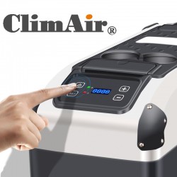 מקרר לרכב 18 ליטר קומפרסור גרמני בעיצוב חדשני דגם CLX18 תוצרת ClimAir- משלוח חינם עד הבית! מבצע  מקרר לרכב 18 ליטר קומפרסור גרמני בעיצוב חדשני דגם CLX18 תוצרת ClimAir- משלוח חינם עד הבית! מבצע