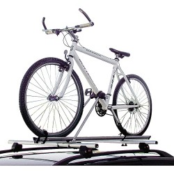 מנשא אופניים לרכב משולב אלומיניום חיבור על גג הרכב כולל נעילת אופניים דגם NO7  