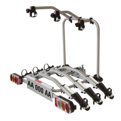 מנשא אופניים 3 זוגות חיבור לוו גרירה כושר העמסה 45 ק"ג עשוי אלומיניום דגם TECH-PROBIKE CLASSIC תוצרת  | FABBRI איטליה