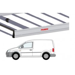 גגון עריסה לרכב פולקסווגן קאדי משולב אלומיניום אורך 180 ס"מ תוצרת FABBRI איטליה 