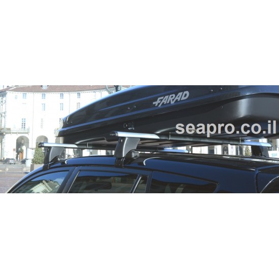 תא חפצים לרכב 400 ליטר דגם ברקודה Barracuda N/5 תוצרת איטליה – של חברת FARAD עם 5 שנות אחריות!