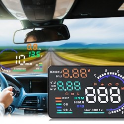 מערכת תצוגה עילית לרכב מסוג HUD חיבור OBDII תוצרת ®GUARD מערכת תצוגה עילית לרכב מסוג HUD חיבור OBDII תוצרת ®GUARD