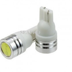 זוג נורות לדים 1SMDX1W בסיס T10 אור לבן , 1 לד  כל יחידה  זוג נורות לדים 1SMDX1W בסיס T10 אור לבן , 1 לד  כל יחידה