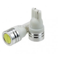 זוג נורות לדים 1SMDX1W בסיס T10 אור לבן , 1 לד  כל יחידה  זוג נורות לדים 1SMDX1W בסיס T10 אור לבן , 1 לד  כל יחידה