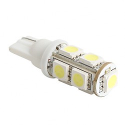 זוג נורות לדים 9 SMDX5050 בסיס T10 אור לבן , 9 לדים כל אחד  זוג נורות לדים 9 SMDX5050 בסיס T10 אור לבן , 9 לדים כל אחד