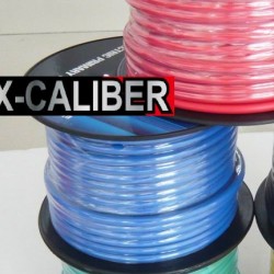 כבל רמקול איכותי 0.75מ"מ 18GA תוצרת X-CALIBER גליל 200 מטר – צבע כחול