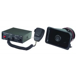 מערכת כריזה לרכב  100 W מערכת כריזה סירנה אלקטרונית אוטומטית הספק  דגם 27205