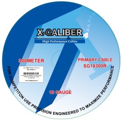 כבל רמקול איכותי 0.75מ"מ 18GA תוצרת X-CALIBER גליל 200 מטר – צבע אדום כבל רמקול איכותי 0.75מ"מ 18GA תוצרת X-CALIBER גליל 200 מטר – צבע אדום