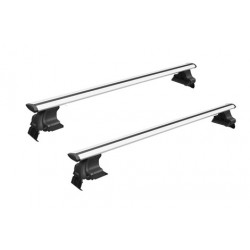 גגון לרכב מזדה 3 מוט אלומיניום אירודינמי רחב במיוחד 82 מ"מ תושבות מקוריות לרכב, כולל נעילה דגם D-LUX1