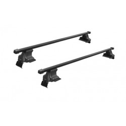 גגון לרכב מזדה 3 מוט פלדה מתכת איכותי, תושבות מקוריות לרכב כולל נעילה תוצרת LUX